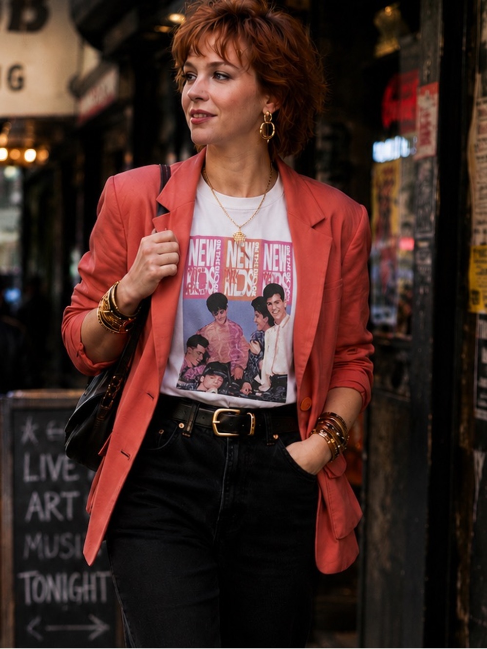 Coral Blazer for Women